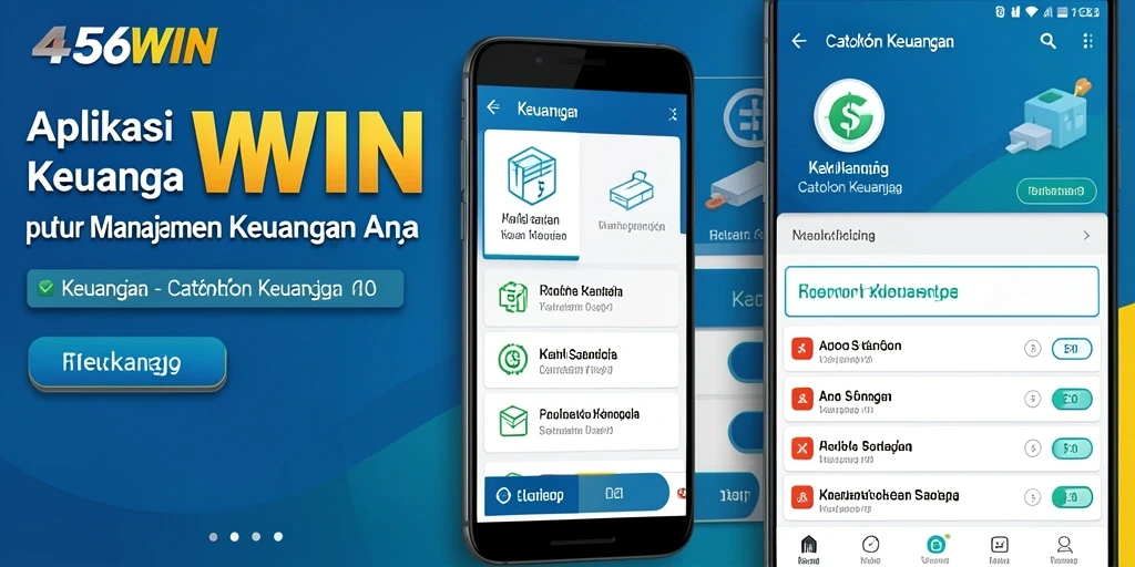 Tampilan antarmuka aplikasi 456WIN yang memudahkan pencatatan keuangan.