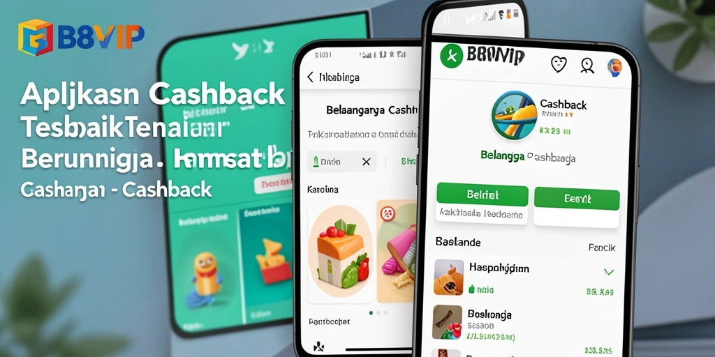 Tampilan antarmuka B8VIP yang menarik dengan fitur cashback.