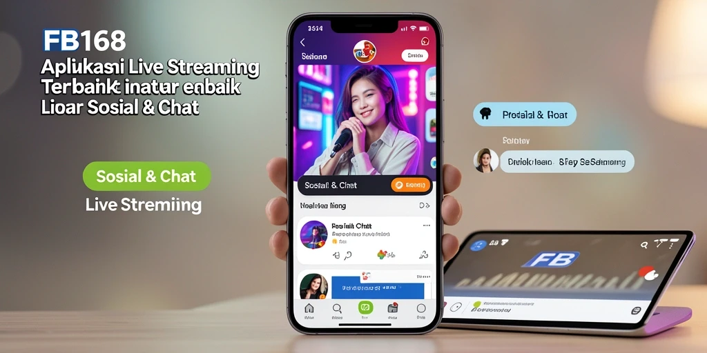 Antarmuka FB168 yang menarik dan fungsional untuk Live Streaming.