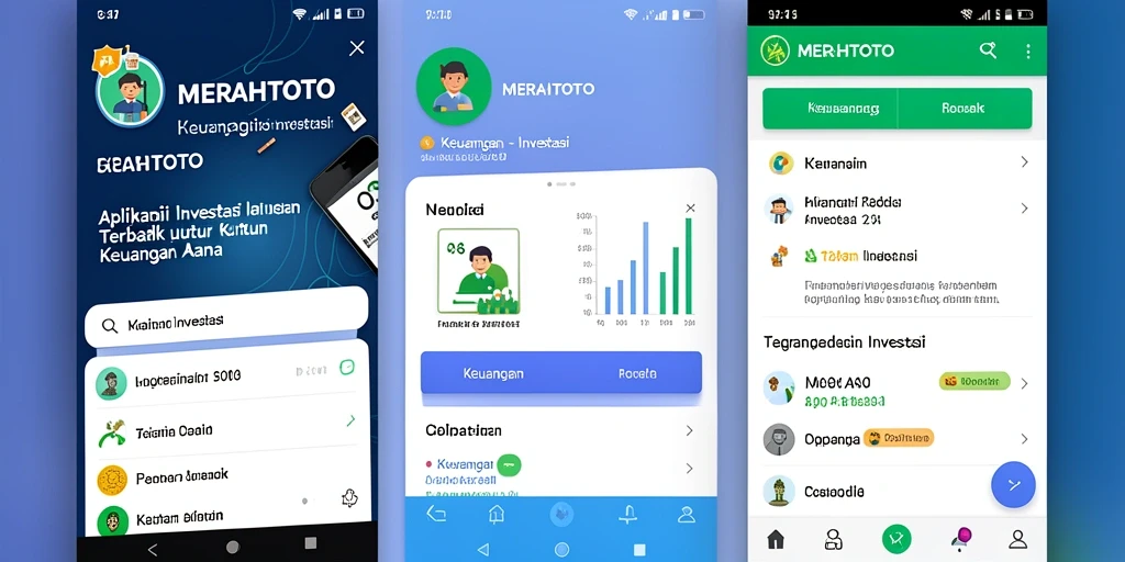 Antarmuka intuitif dan fitur lengkap MERAHTOTO untuk investasi keuangan.