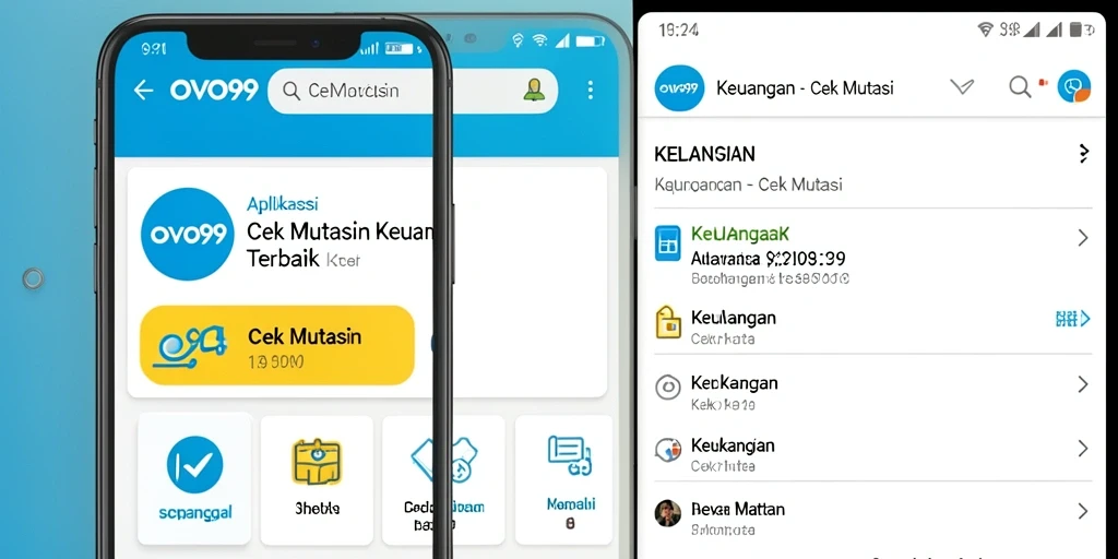 Tampilan antarmuka aplikasi OVO99 yang menawan dan informatif.